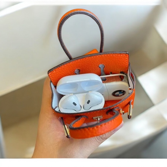 Mini bag keychain - Pink - Picture 3 of 4